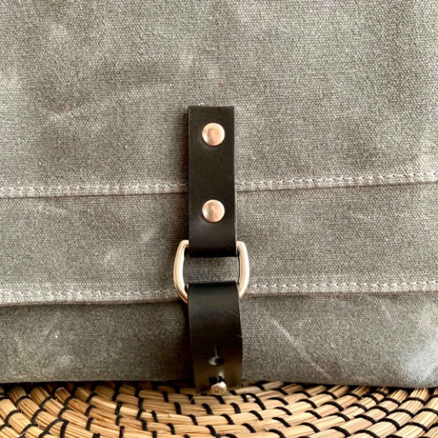 Sanford Waxed Canvas Messenger Bag, Laptop Bag