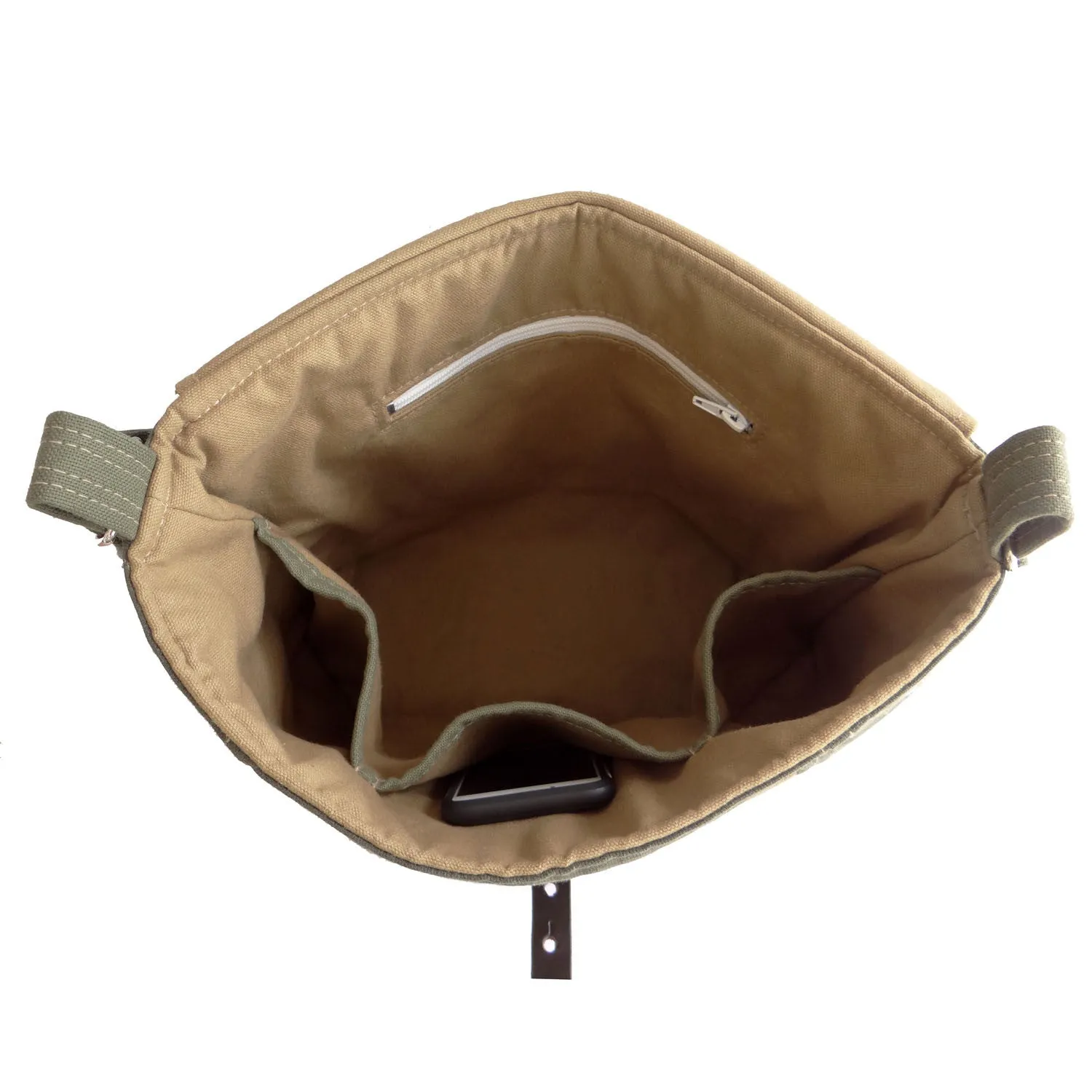 Sanford Waxed Canvas Messenger Bag, Laptop Bag