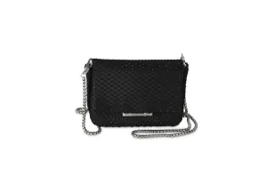 SANIA CLUTCH- BLACK