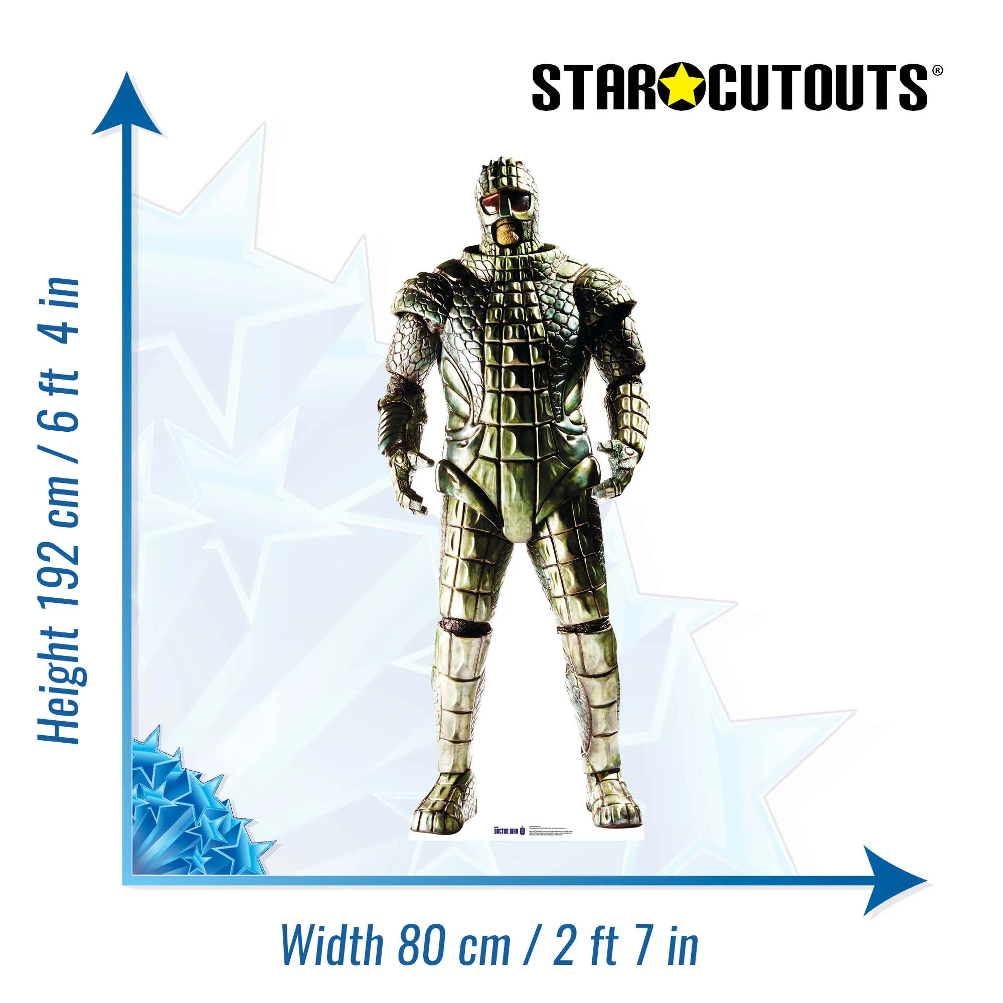 SC639 Ice Warrior Cardboard Cutout