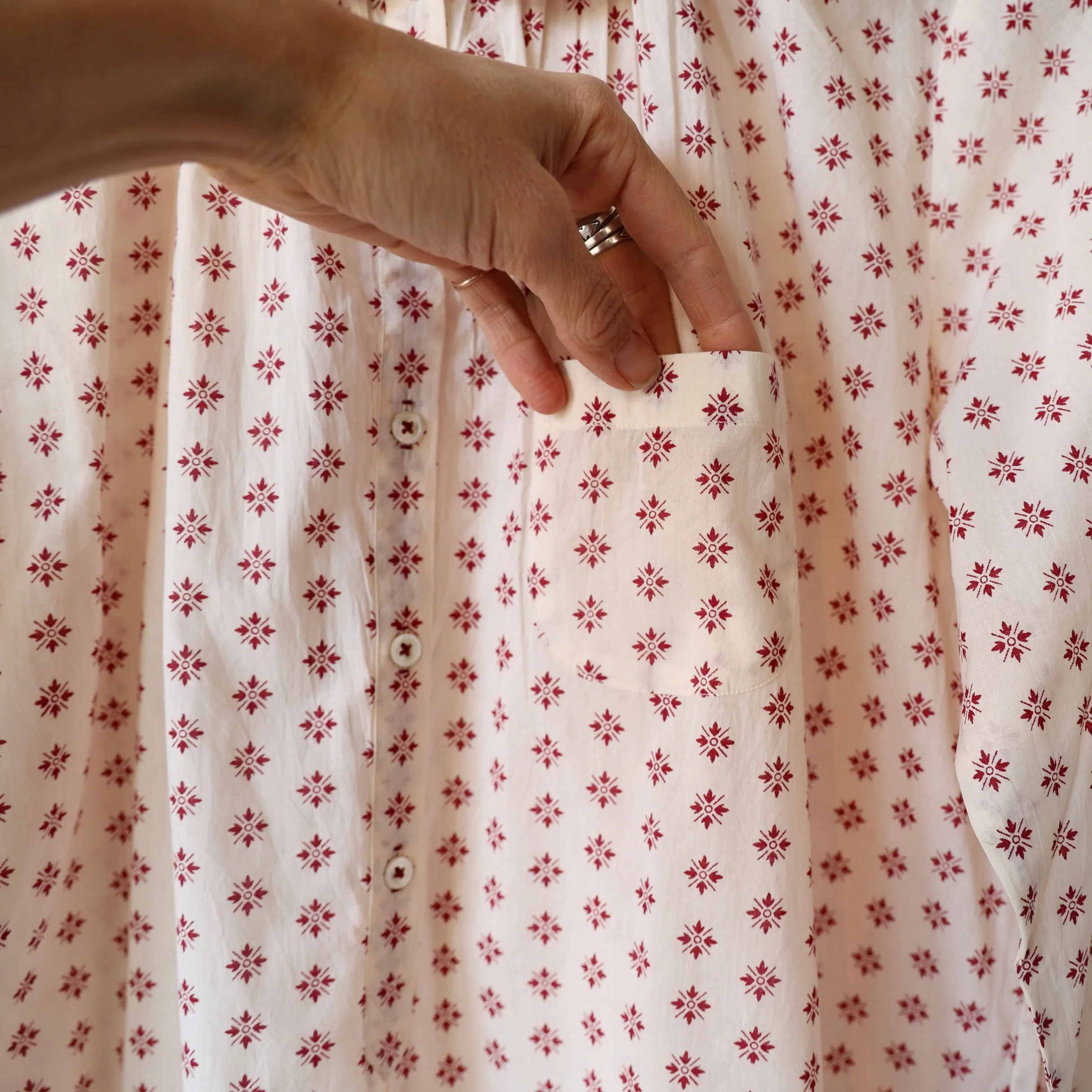 Scarlette Hand Printed Night Shirt - Chloé