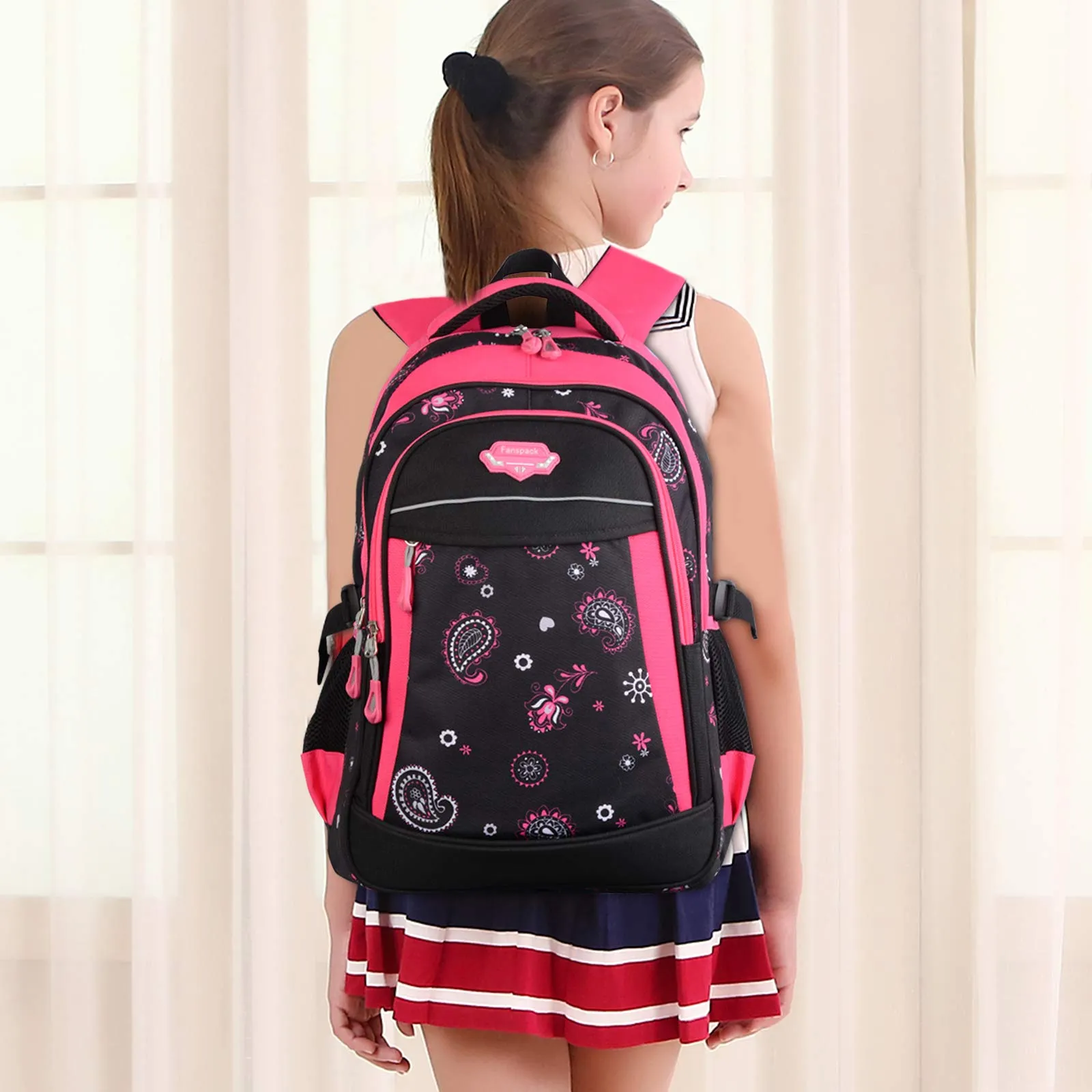 School Backpack, Fanspack Backpack for Girls 2019 New Kids Backpack Waterproof Large Girls School Bag Bookbags