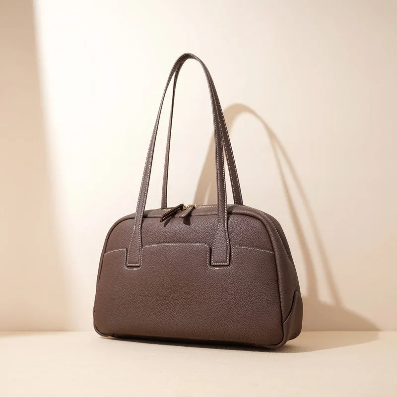 SEALBEER 2025 New Large Capacity Bag Fashion Casual Commuter Bowling Bag Portable One Shoulder Underarm Boston Women's Bag