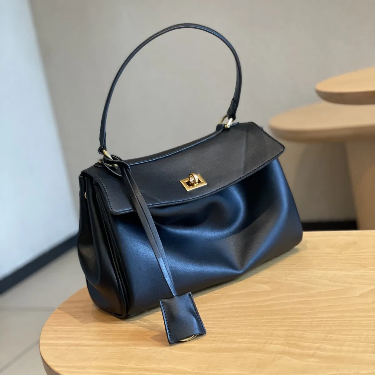 SEALBEER B home same rodeo bag shoulder bag commuter leather handbag underarm bag tote bag women's messenger bag