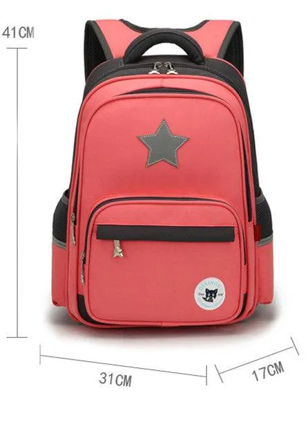 Seven Star Fox Primary School Boys  Children's School Bags Grade Sixteen School Bag Backpack Custom Printed Logo