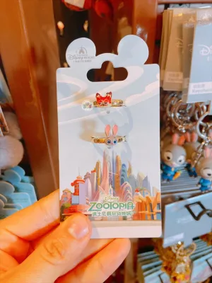 SHDL - Zootopia x Judy Hopps & Nick Wilde Rings Set