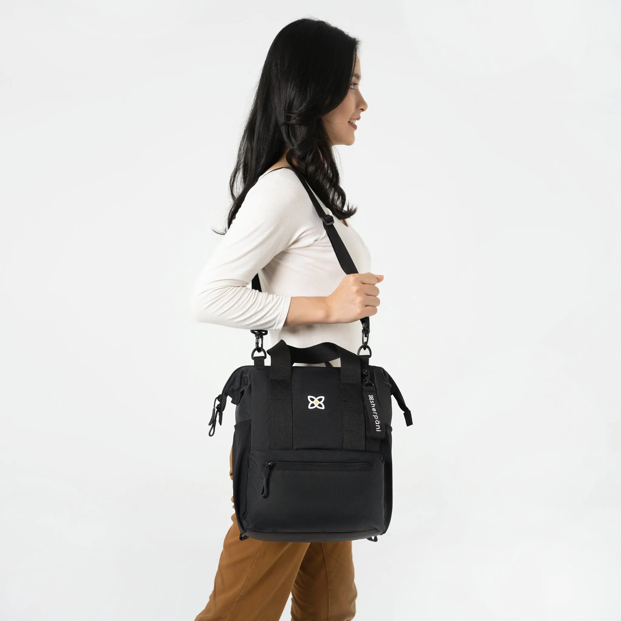 Sherpani Dispatch Convertible Tote Bag raven