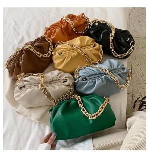Shoulder Cloud Purses In Assortment of Colors