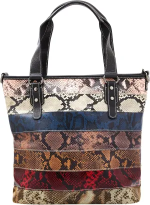SIDONA Women's Leather Shoulder Bags - Multicoloured, multi-coloured, Einheitsgre