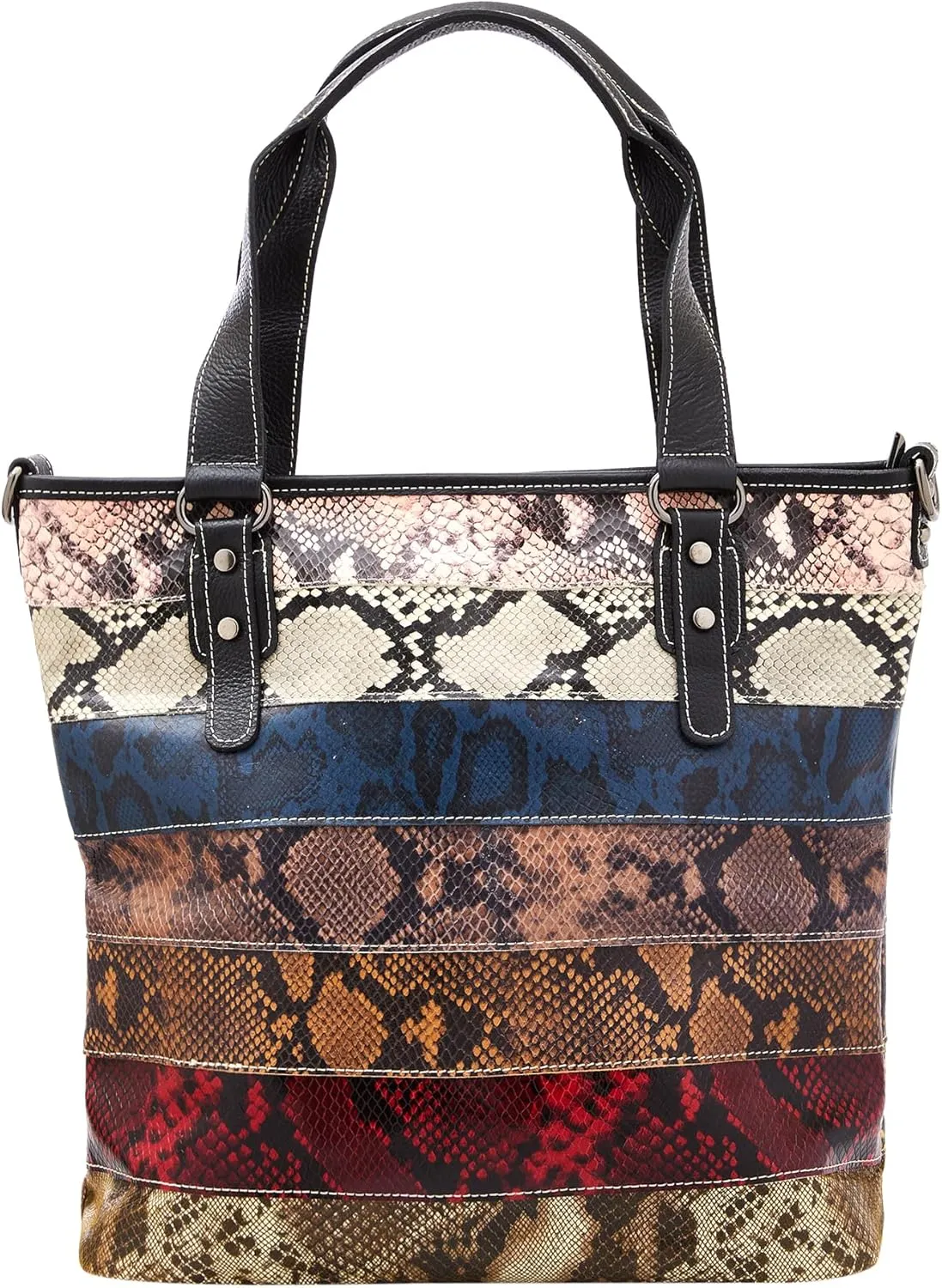 SIDONA Women's Leather Shoulder Bags - Multicoloured, multi-coloured, Einheitsgre