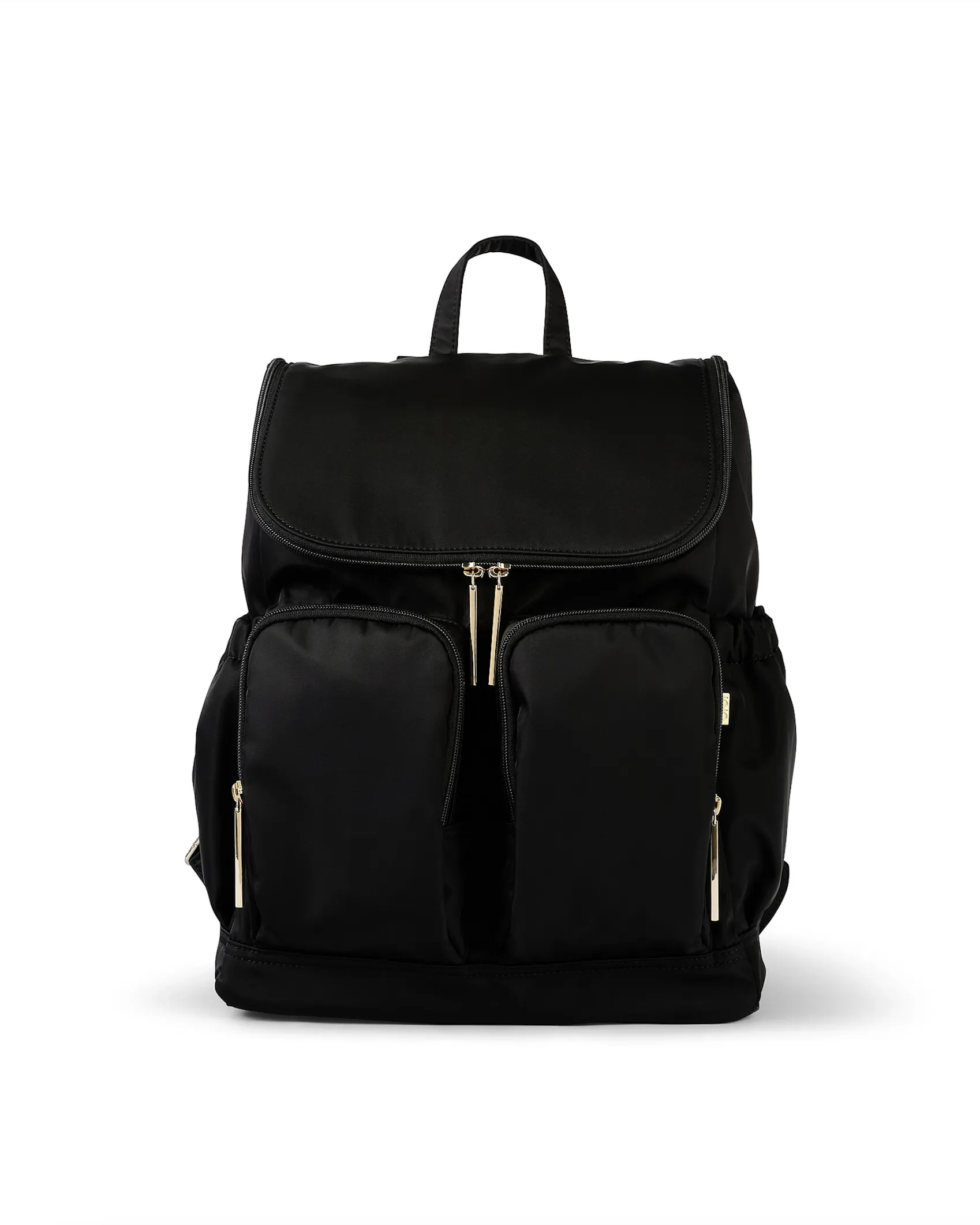 Signature Nappy Backpack - Black Nylon - OiOi