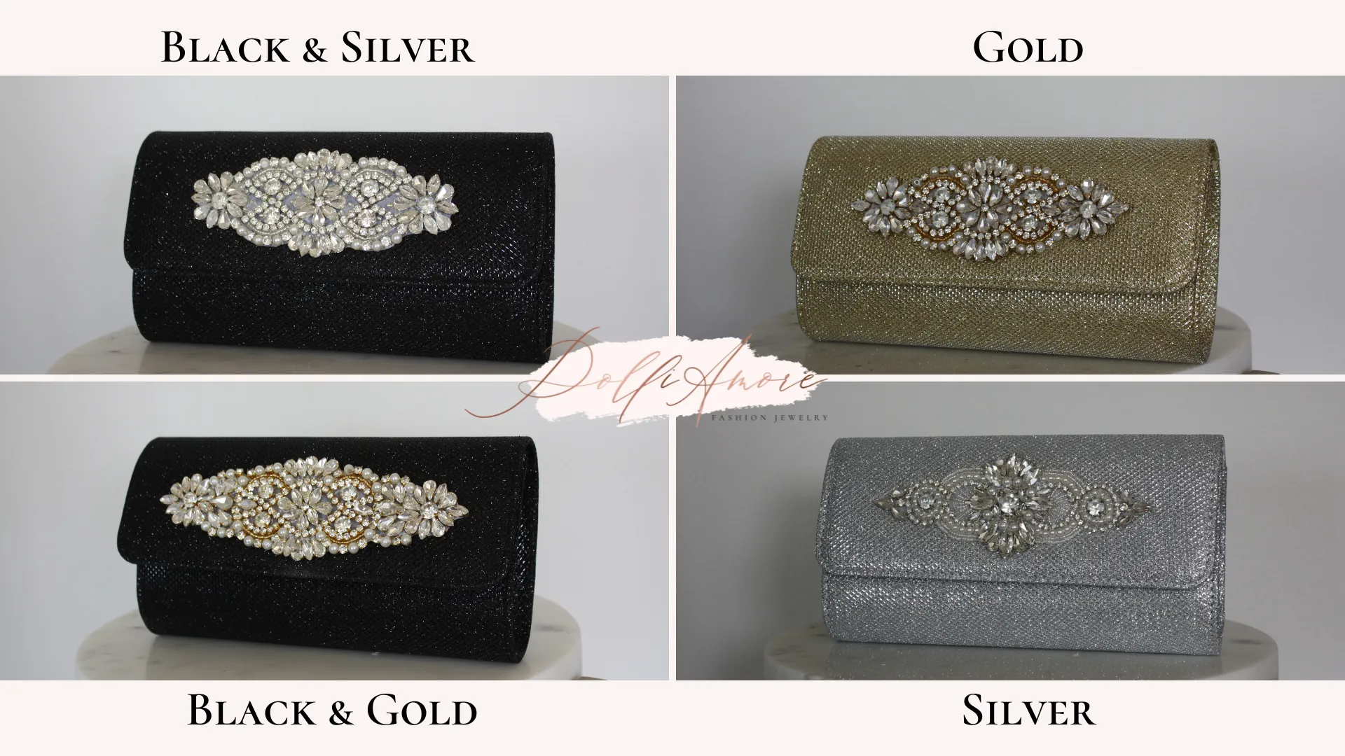 Silver Evening Clutch