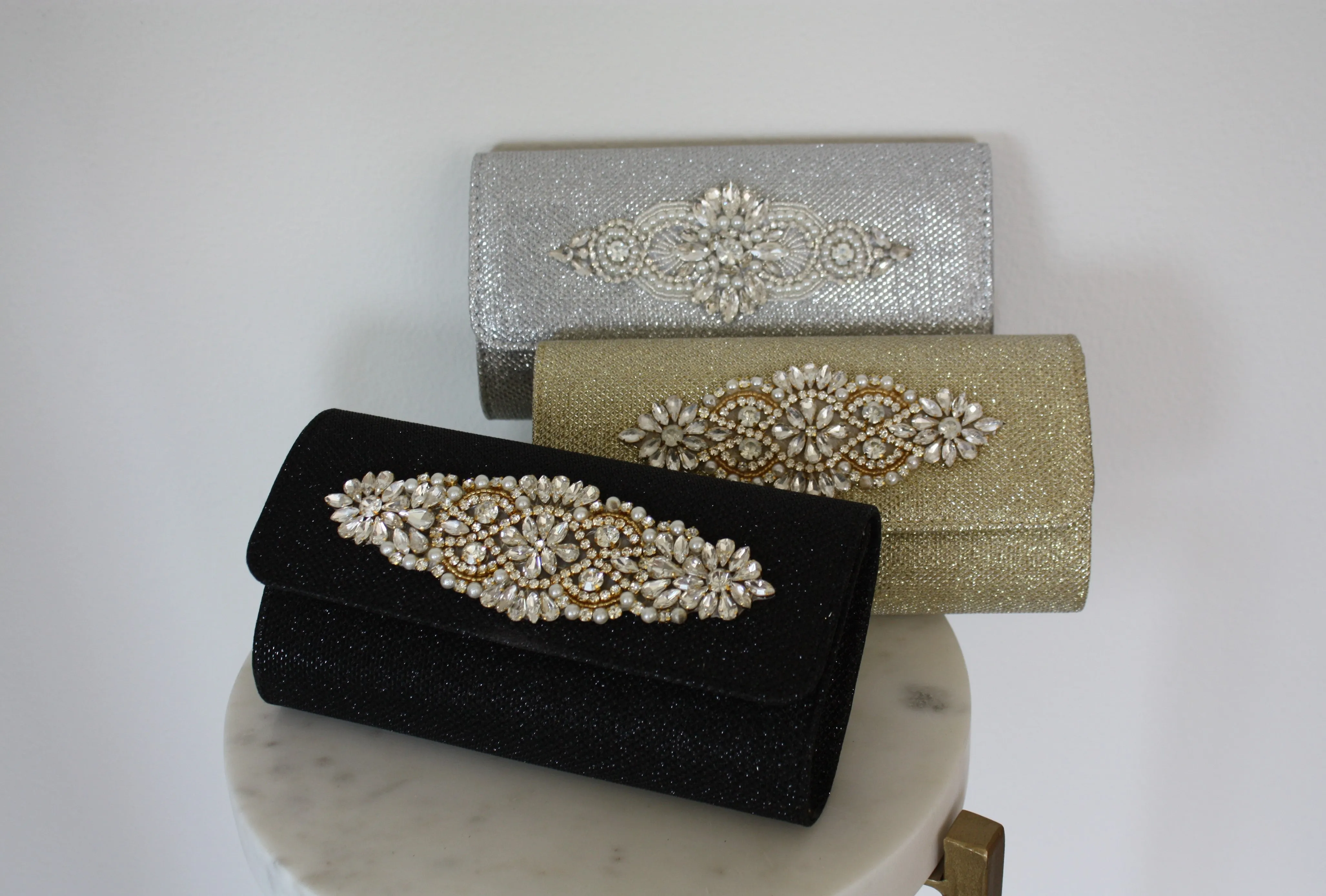 Silver Evening Clutch