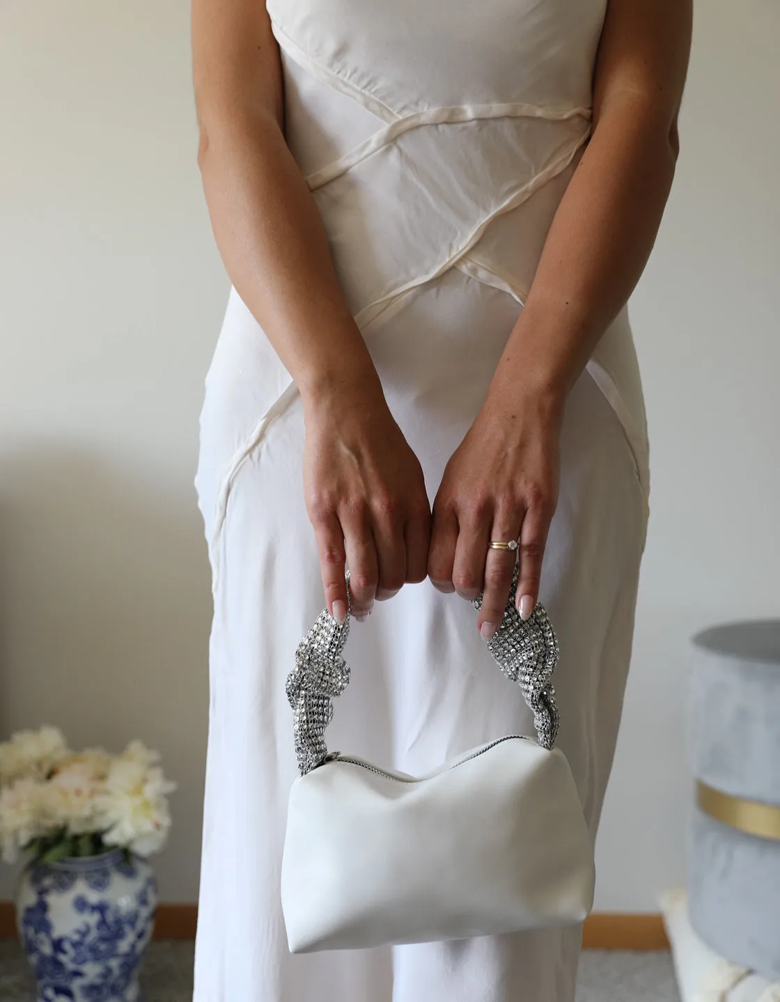 Silver Evening Purse
