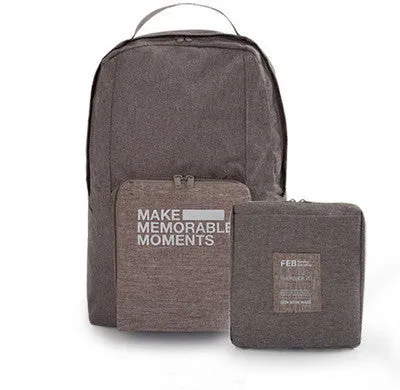 Simple Portable Folding Travel Backpack