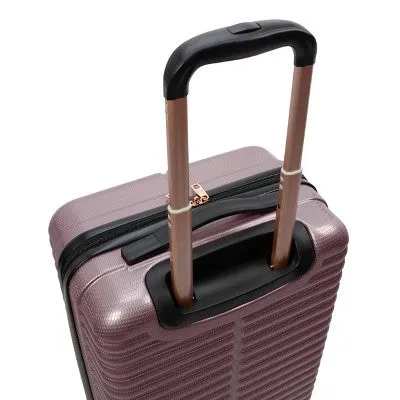 Skyline 3pc Hardside Checked Spinner Luggage Set