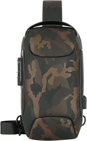 Sling Bag for Men Women Soft Leather Travel Purse Crossbody Wallet Purses with Card Slots Stylish Shoulder Bag