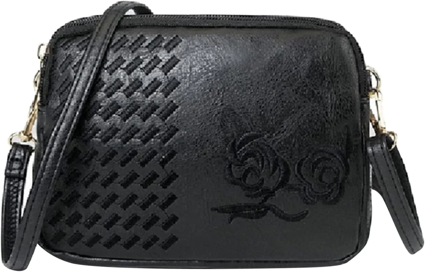 Sling Bags for Women Anti Theft Travel Small Designer Crossbody Bags for Women Womens Elegant Evening Bag(Black)
