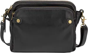 Sling Bags for Women Anti Theft Travel Waterproof Nylon Crossbody Bags for Woman Trendy Spring Purse 2025(Black)