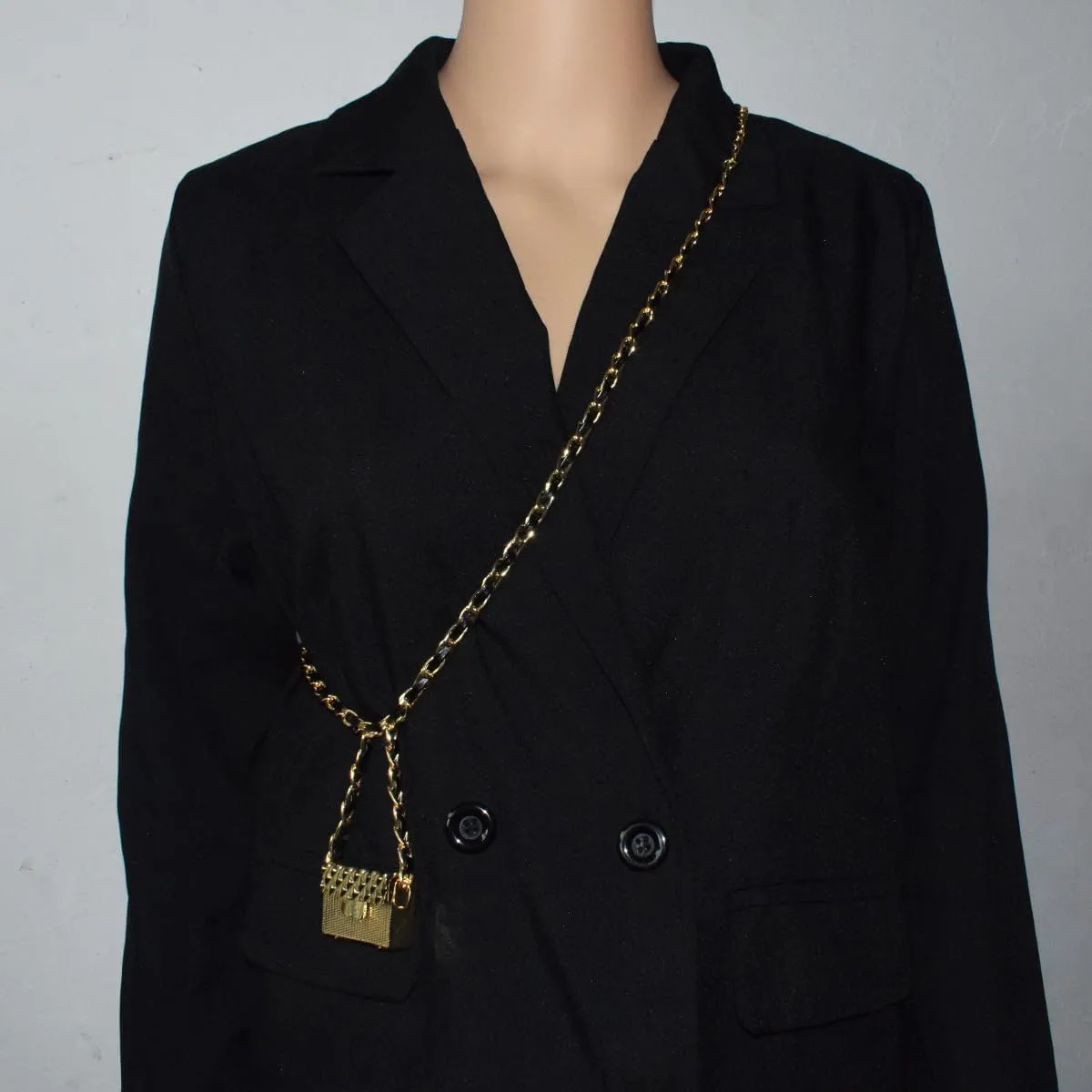 Small Belt Bag Women Mini Crossbody Purse Y2k Metal Gold Purses Vintage 2000s Accessories