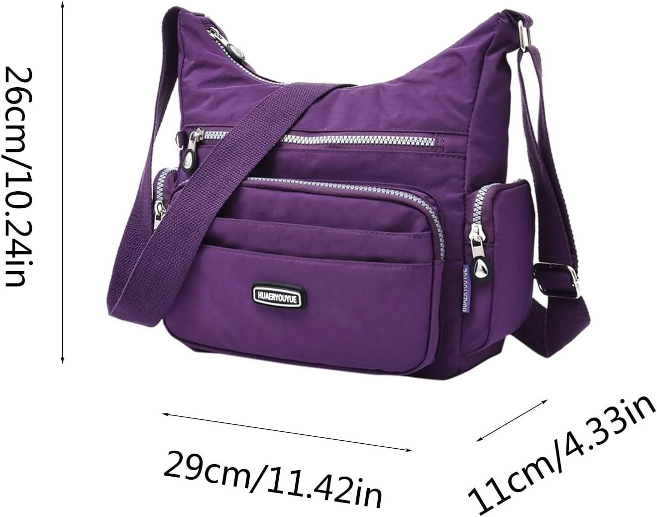 Small Crossbody Bag for Women Chest Bags Daypack Crossbody for Travel Sport Running Hiking Water Proof Bag(G)