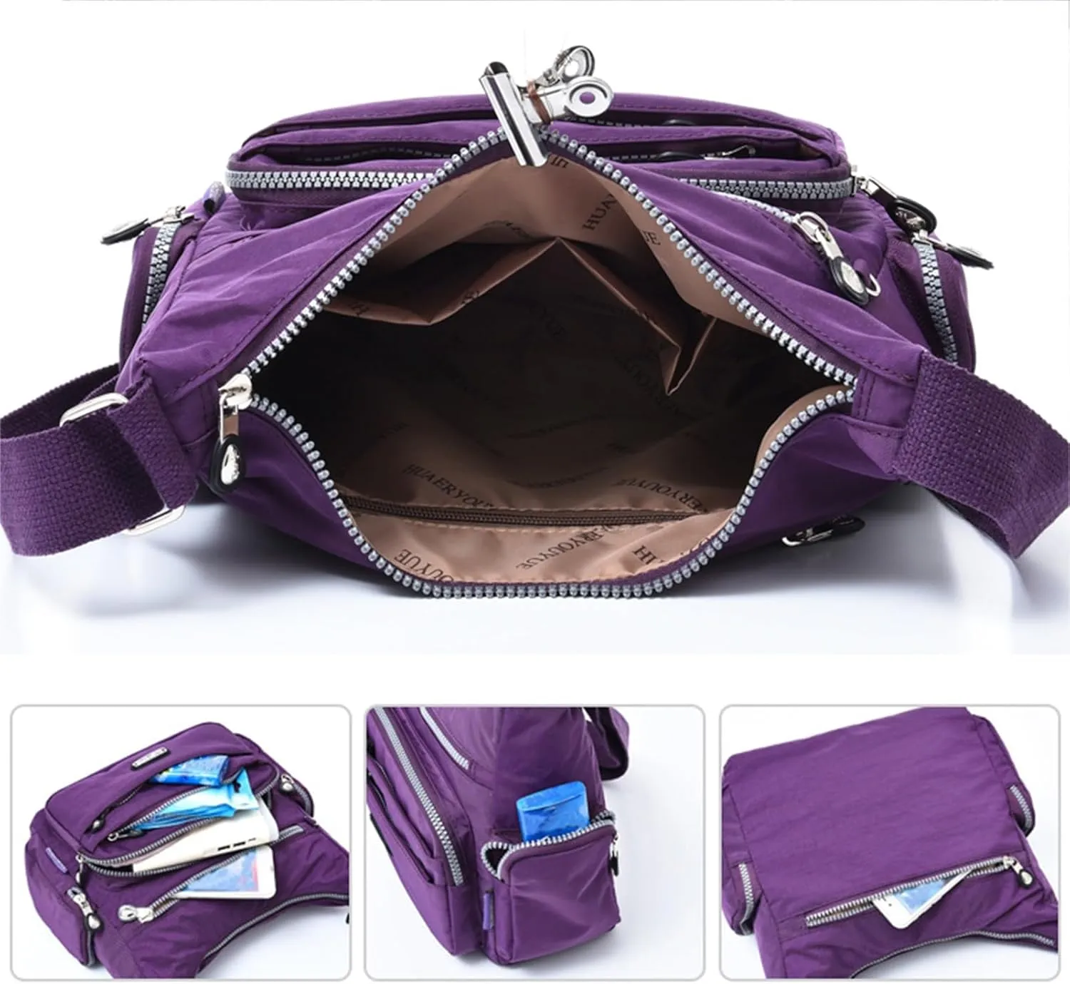 Small Crossbody Bag for Women Chest Bags Daypack Crossbody for Travel Sport Running Hiking Water Proof Bag(I)