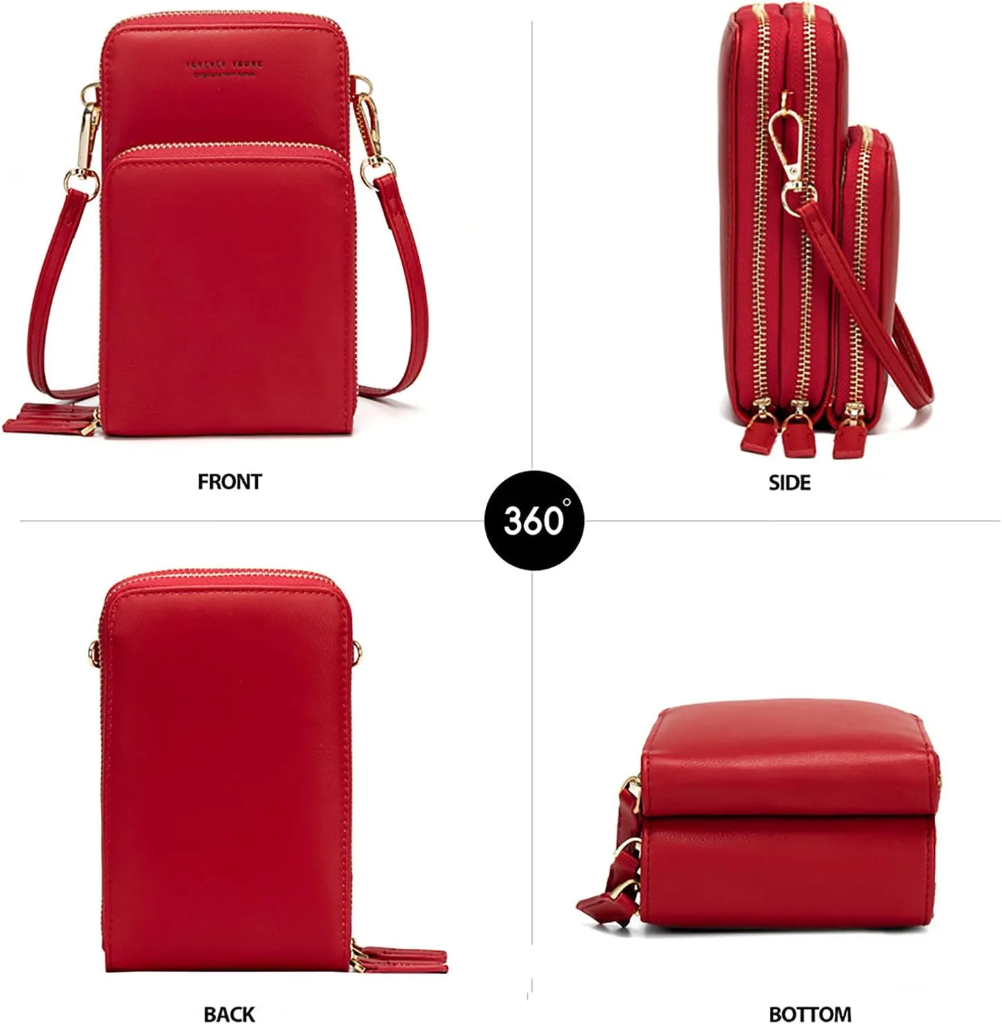 Small Crossbody Cellphone Shoulder Bags for Women,Smartphone Wallet Purse