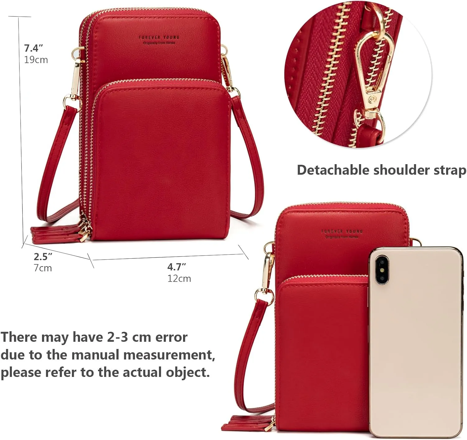 Small Crossbody Cellphone Shoulder Bags for Women,Smartphone Wallet Purse