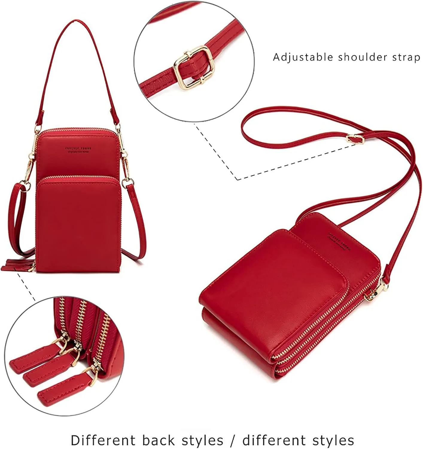 Small Crossbody Cellphone Shoulder Bags for Women,Smartphone Wallet Purse