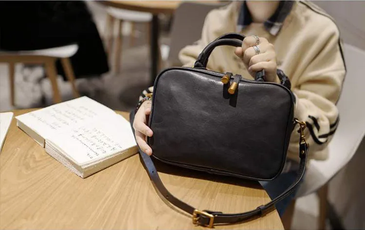 Small Leather Over the Shoulder Purse Bags Crossbody Handbags for Ladies
