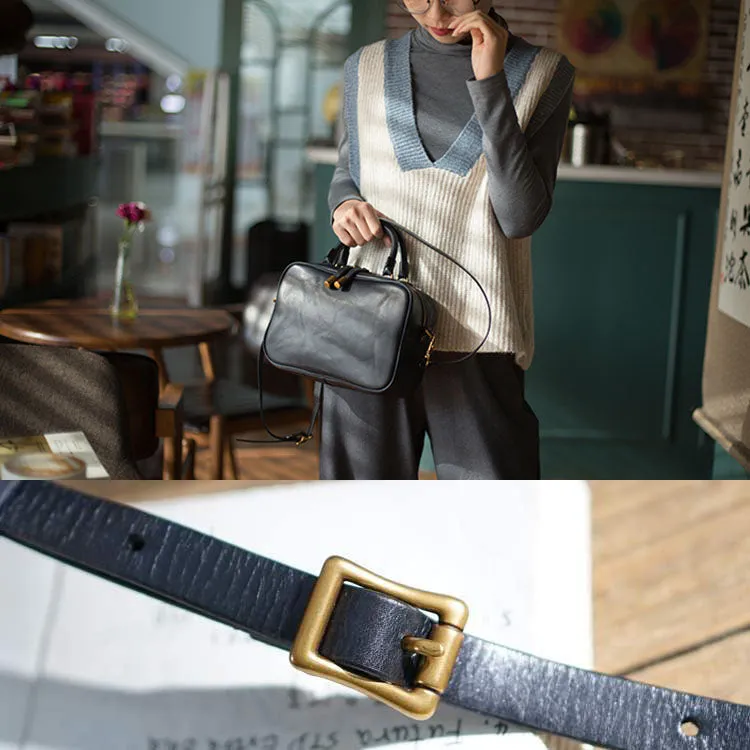 Small Leather Over the Shoulder Purse Bags Crossbody Handbags for Ladies