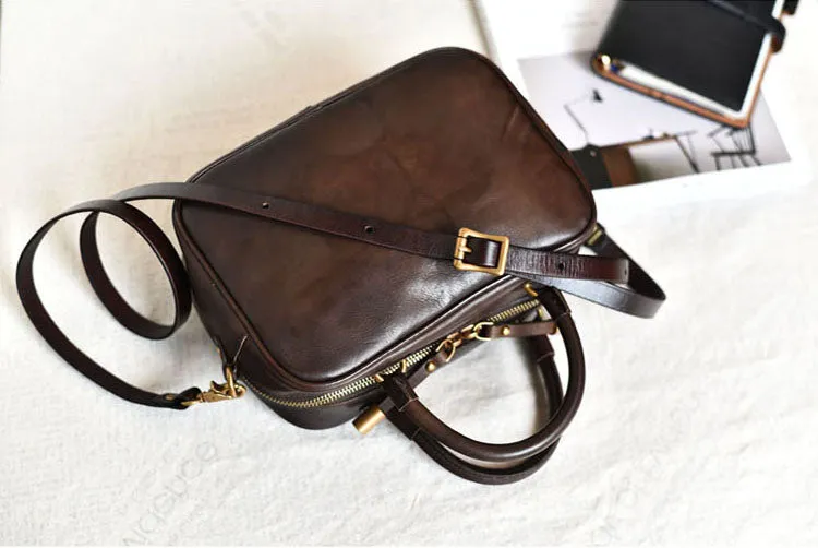Small Leather Over the Shoulder Purse Bags Crossbody Handbags for Ladies