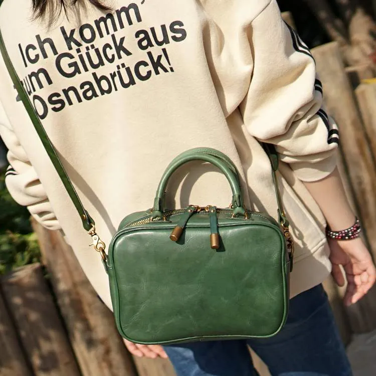 Small Leather Over the Shoulder Purse Bags Crossbody Handbags for Ladies
