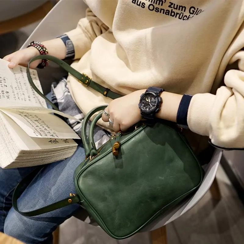 Small Leather Over the Shoulder Purse Bags Crossbody Handbags for Ladies