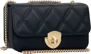 Small Mini Handbags for Women with Golden Chain Cross Body Purses for Women