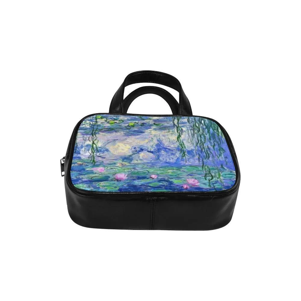 Small Top Handle Bag-Monet: Water Lilies