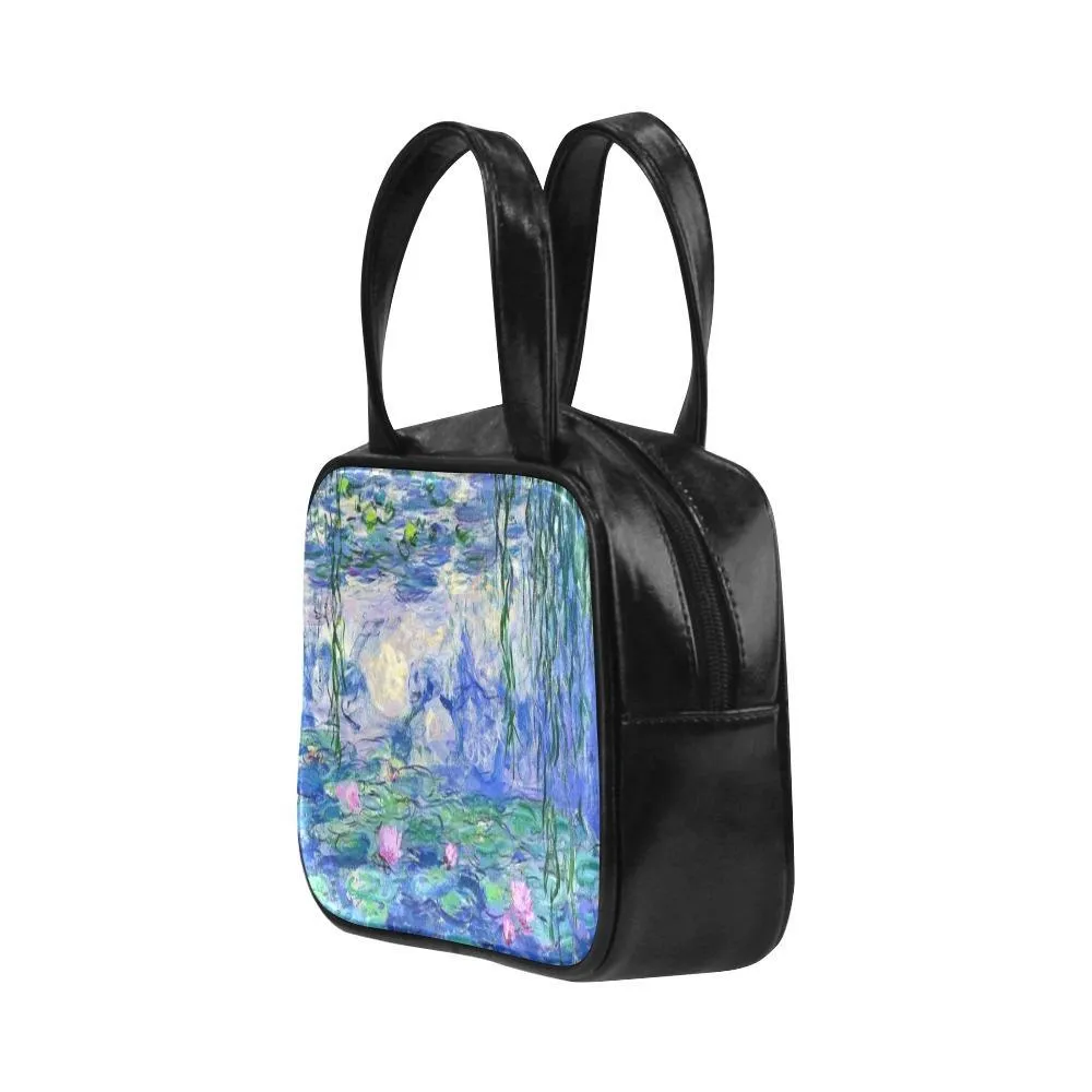 Small Top Handle Bag-Monet: Water Lilies