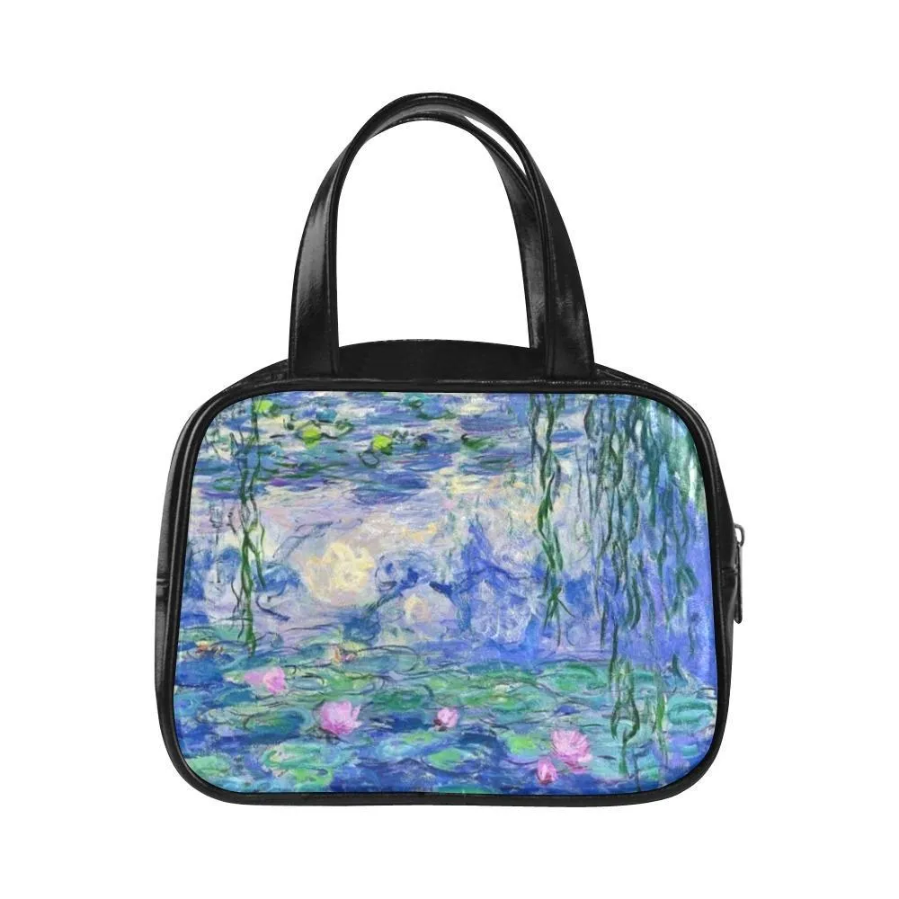 Small Top Handle Bag-Monet: Water Lilies