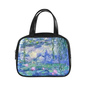 Small Top Handle Bag-Monet: Water Lilies