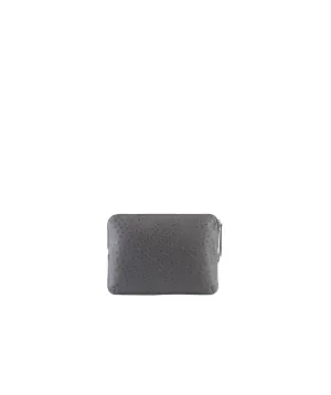 Small Zip Around Clutch | Light Grey