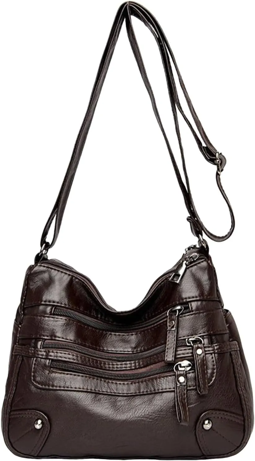 Soft Hobo Bags for Women Purses and Handbags Shoulder Satchel Bag Blue