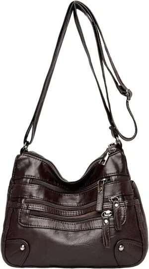 Soft Hobo Bags for Women Purses and Handbags Shoulder Satchel Bag Blue