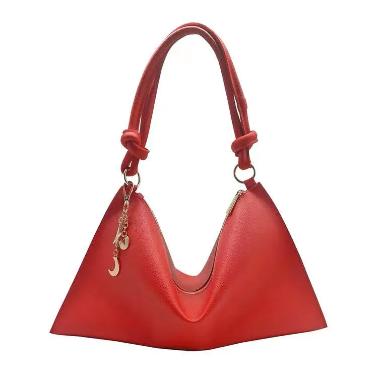 Soft PU shoulder bag, underarm bag, women's bag