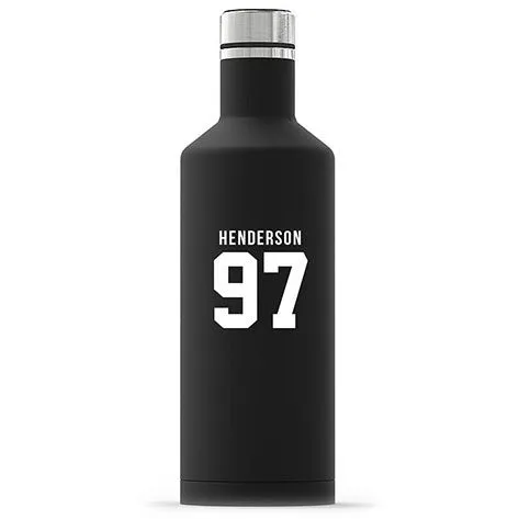 Sports Jersey Team Player Name Insulated Water Bottle