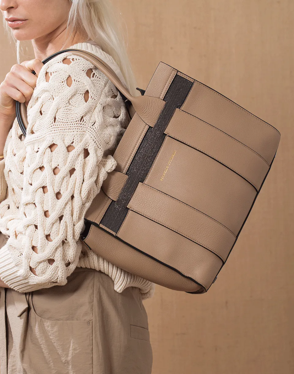 Structured Top Handle Bag