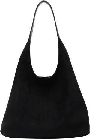 Suede Tote Bag for Women Casual Shoulder Bags Underarm Bag 2024 Stylish Large Capacity Work Handbag Retro Hobo Bag