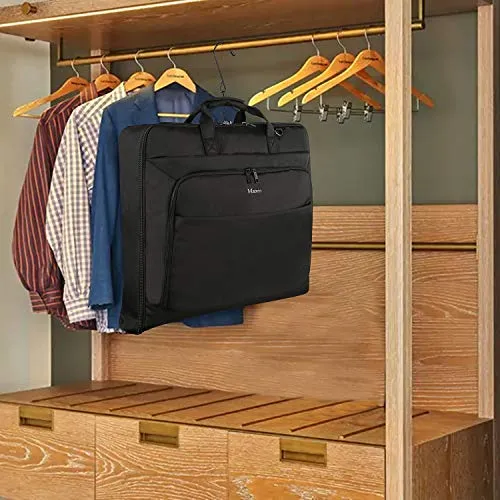 Suit Garment Travel Bag with Pockets & Shoulder Strap for Business