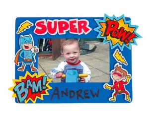 Superhero Picture Frame Craft Kit (12 Pack)