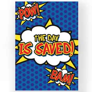 Superhero Poster Decoration - A3