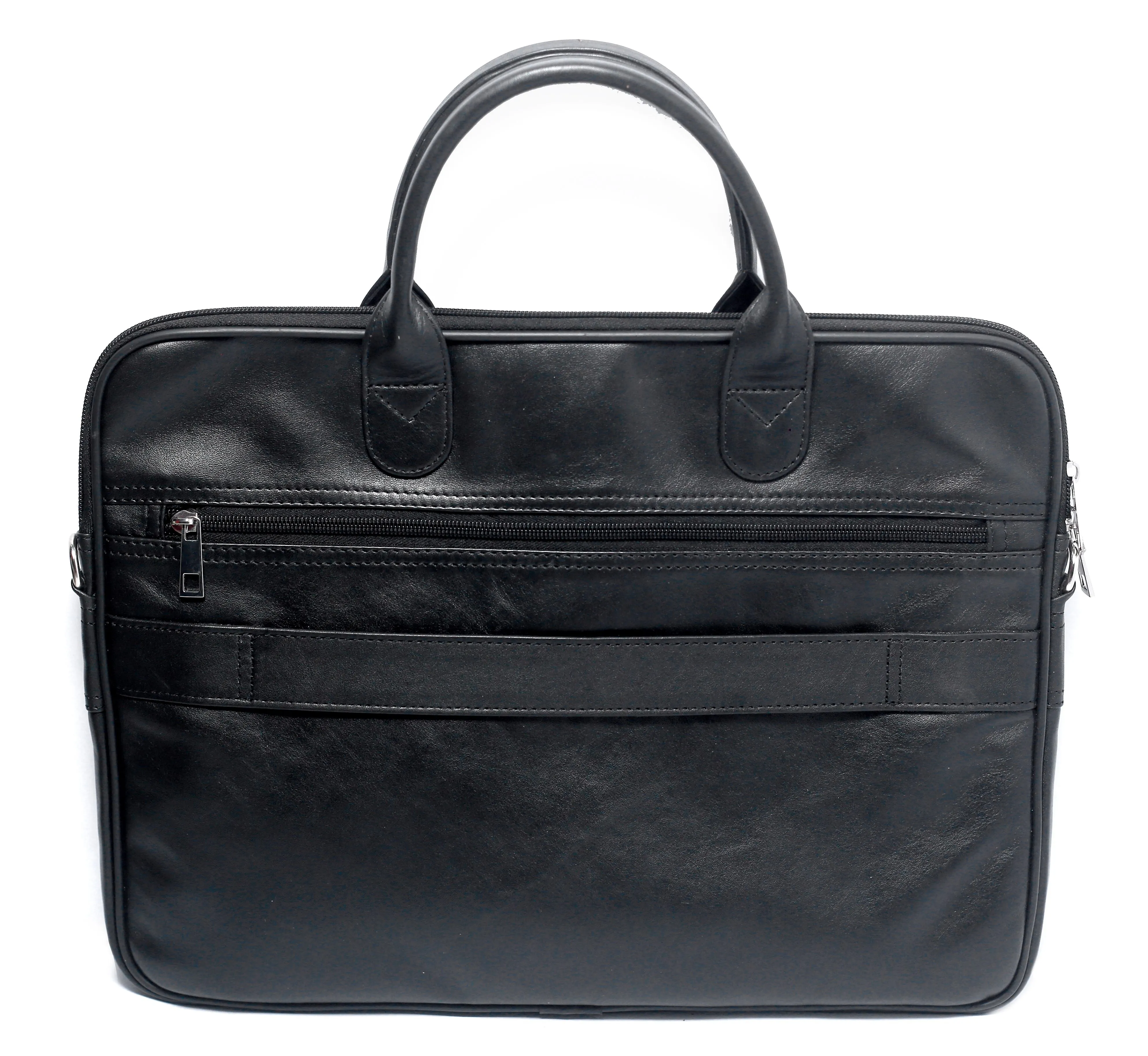 SWABI BAG Genuine Leather Laptop Ultra Slim Bag - Tan-16" Laptop